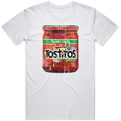 Tostitos Chunky Salsa Sauce Condiments Food Gift Distressed Unisex Cotton Tee Classic T Shirt