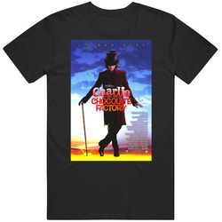 Johnny Depp 2005 Charlie And The Chocolate Factory Cool Movie  Fan Unisex Cotton Tee Classic T Shirt