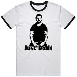 Just Do It Ringer Unisex Cotton Tee Classic T Shirt