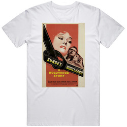 Sunset Boulevard Vintage Movie  Movie Unisex Cotton Tee Classic T Shirt