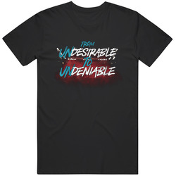 Undesirable To Undeniable Text Cody Unisex Cotton Tee Classic T Shirt