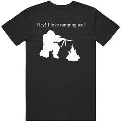 Camping With Snipers Unisex Cotton Tee Classic T Shirt
