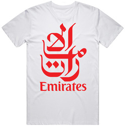 Emirateswhite Unisex Cotton Tee Classic T Shirt