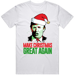 Make Christmas Great Again American President Donald Trump Hope Support Unisex Cotton Tee Classic T Shirt