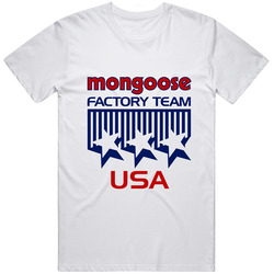 Mongoose, T-shirt, Bmx, Freestyle, Racing, Jersey, Factory Team, Retro, 1980's, Bike, BicyclE Unisex Cotton Tee Classic T Shirt