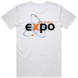Stark Expo 3 White Unisex Cotton Tee Classic T Shirt