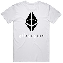 Ethereum Logo Shirt New White Color  1 Unisex Cotton Tee Classic T Shirt