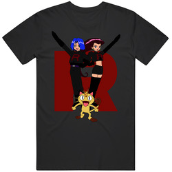 Pokemon Team Rocket 4 Unisex Cotton Tee Classic T Shirt