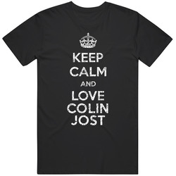 Keep Calm And Love Colin Jost Stand Up Comedian Comedy Unisex Cotton Tee Classic T Shirt