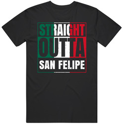 Straight Outta San Felipe Mexican City Mexico Grunge Parody Unisex Cotton Tee Classic T Shirt