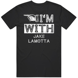 Im With Jake Lamotta Boxer Left Unisex Cotton Tee Classic T Shirt