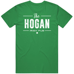 Hogan Irish Pub St Patrick's Day Custom Last Name Beer Party Unisex Cotton Tee Classic T Shirt