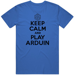 Keep Calm And Play Arduin Role Playing Game Unisex Cotton Tee Classic T Shirt