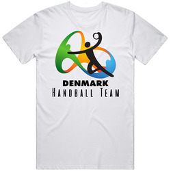 Denmark Handball Team Rio 2016 Olympic Event Logo Unisex Cotton Tee Classic T Shirt