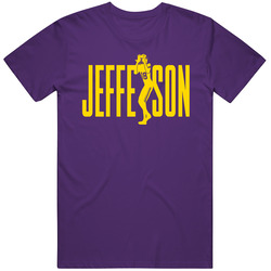 Justin Jefferson Griddy Dance Minnesota Football Wide Receiver Lsu Legend Funny Unisex Cotton Tee Classic T Shirt