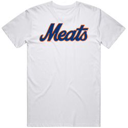 New York Meats Mets Baseball Parody Unisex Cotton Tee Classic T Shirt