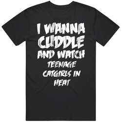 Cuddles Teenage Catgirls In Heat Horror Film Unisex Cotton Tee Classic T Shirt