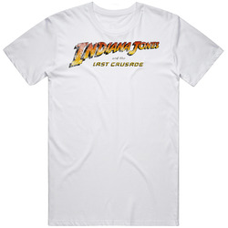 Indiana Jones And The Last Crusade 1989 Essential 80s Movie Film Fan Worn Look Unisex Cotton Tee Classic T Shirt