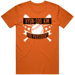 Hyun-soo Kim For President Baltimore Baseball Player Funny Unisex Cotton Tee Classic T Shirt