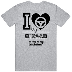 I Drive My Nissan Leaf Heart Car Lover Unisex Cotton Tee Classic T Shirt
