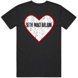 Seth Macfarlane Heart Love Adore Comedian Stand Up Funny Comedy Unisex Cotton Tee Classic T Shirt