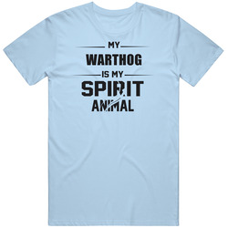 My Warthog Is My Spirit Animal Funny Unisex Cotton Tee Classic T Shirt