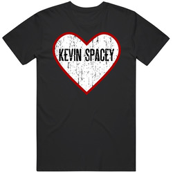 Kevin Spacey Heart Love Adore Comedian Stand Up Funny Comedy Unisex Cotton Tee Classic T Shirt