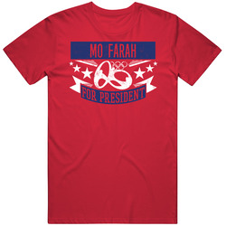 Mo Farah For President Great Britain Track 10000 M Unisex Cotton Tee Classic T Shirt