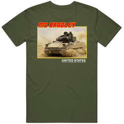 M2 Bradley Fighting United States Military Tank Heavy Combat Vehicle Fan Unisex Cotton Tee Classic T Shirt