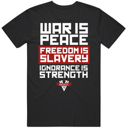 Ingsoc War Is Peace Black Unisex Cotton Tee Classic T Shirt