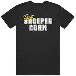Team Shoepeg Corn Cool Foodie Team Food Fan Retro Unisex Cotton Tee Classic T Shirt