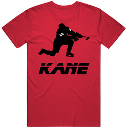 Patrick Kane Silhouette Showtime Chicago Hockey Fan Red Unisex Cotton Tee Classic T Shirt