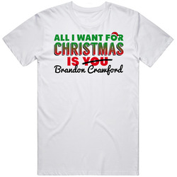 All I Want For Christmas Is Brandon Crawford San Francisco Baseball Funny Unisex Cotton Tee Classic T Shirt