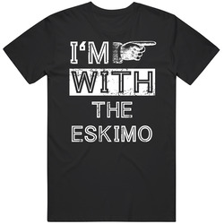 Im With Eskimo Funny Stupid Couple Costume Halloween Unisex Cotton Tee Classic T Shirt