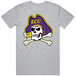 Ecu College Logo College Sports Fan Cool Unisex Cotton Tee Classic T Shirt