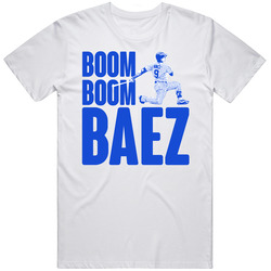 Boom Boom Javier Baez Chicago Baseball Fan Unisex Cotton Tee Classic T Shirt
