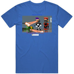 Tetsuya Vs Derrick Blue Unisex Cotton Tee Classic T Shirt