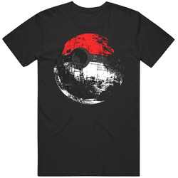 New Tee T-Shirt Pokemon Death Star Pokeball Pikachu Cartoon Mens Size S To 5XL Unisex Cotton Tee Classic T Shirt