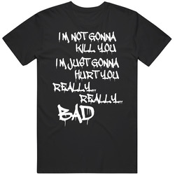 I'm Not Gonna Kill U Jared Word Black Unisex Cotton Tee Classic T Shirt