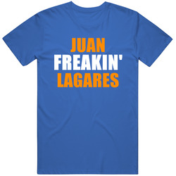 Juan Lagares New York Brooklyn Baseball Sports Freakin Unisex Cotton Tee Classic T Shirt
