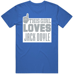 This Girl Loves Jack Doyle Indianapolis Football Team Fan Unisex Cotton Tee Classic T Shirt