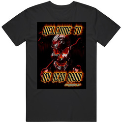 Flaming Skull Logo Unisex Classic T Shirt