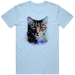 Cat 618 Women Tshirt Light Blue Unisex Classic T Shirt