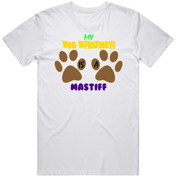 My Big Brother Is A Mastiff Dog Unisex Classic T Shirt