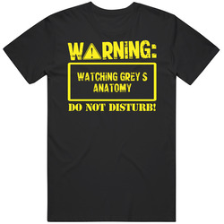 Warning Watching  Greys Anatomy Unisex Classic T Shirt