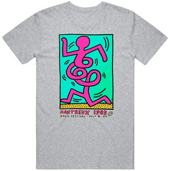 Keith Haring Montreux Jazz Poster 1983 Thick Fine Art Vintage Unisex Classic T Shirt