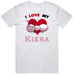 I Love My Aunt Kiera Cute Funny Baby One Piece Bodysuit Unisex Classic T Shirt