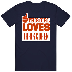 This Girl Loves Tarik Cohen Chicago Football Team Fan Unisex Classic T Shirt