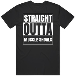 Straight Outta Muscle Shoals Alabama City Parody Unisex Classic T Shirt