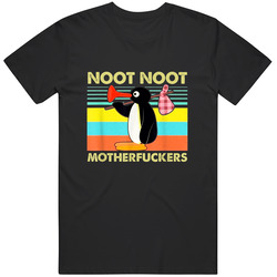 Noot Noot Mother Fuckers Vintage Retro  Pingu Unisex Classic T Shirt